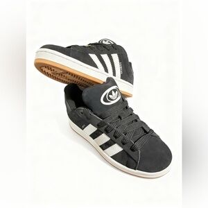 Adidas Campus 00s Black White Gum Sole Sneakers Women’s Size 5.5 - New Without B